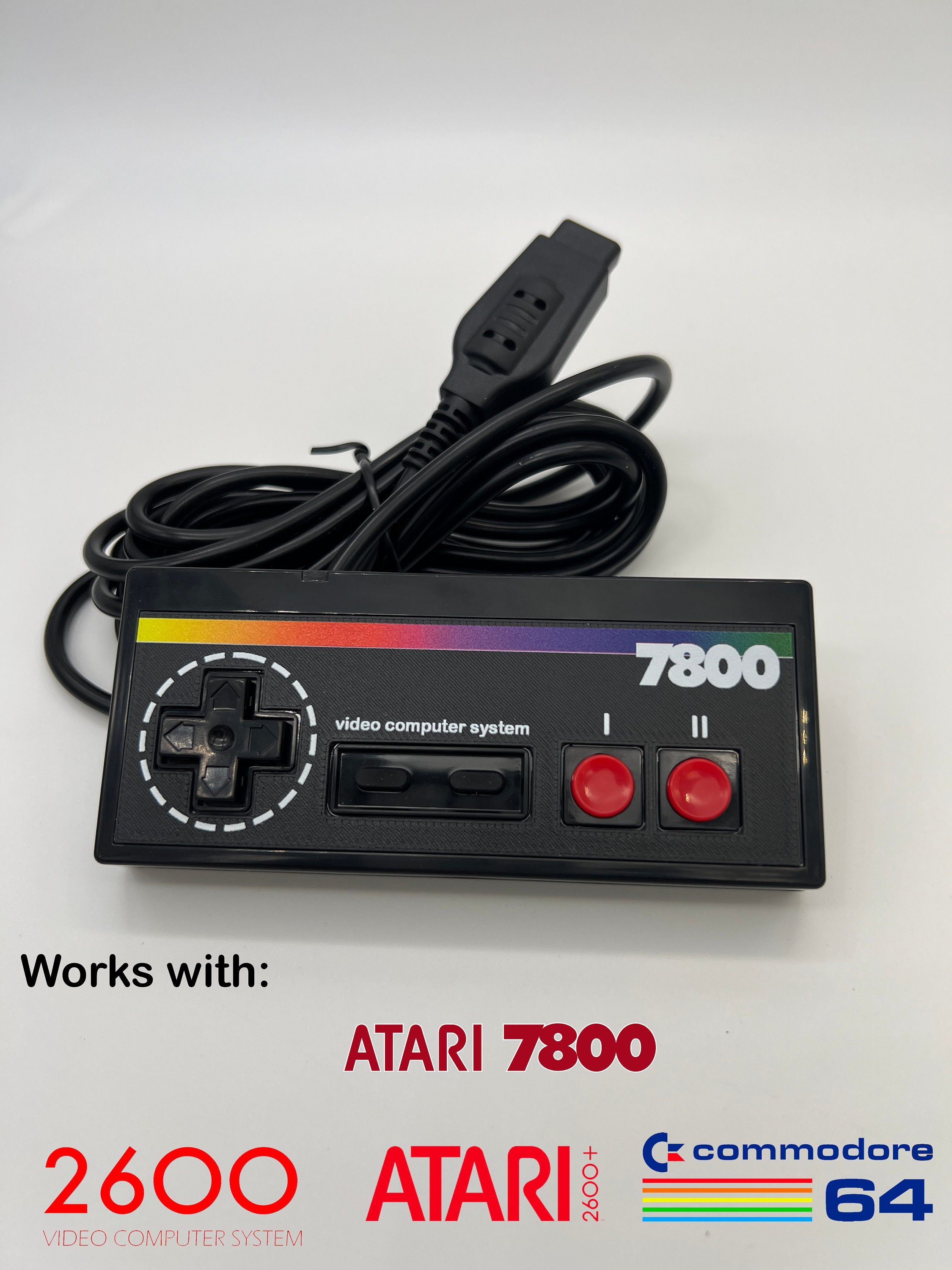 Atari 7800 2600 2600+ Joystick Controller Control Pad Atari 7800 2600 2600+ Joystick Controller Control Pad