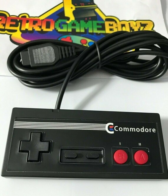 Commodore 64 Atari 2600 Controller Control Pad Gamepad Joystick Up To Jump Mapping - 
