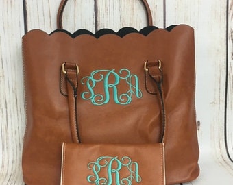 monogram purse and wallet