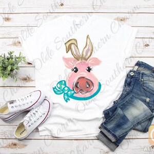 Pink Pig Bunny Tee