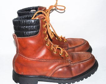 Vintage Mason Chippewa Work Sport Hunting Leather Men display picture 1