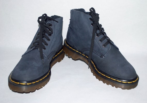 dr martens grey suede boots