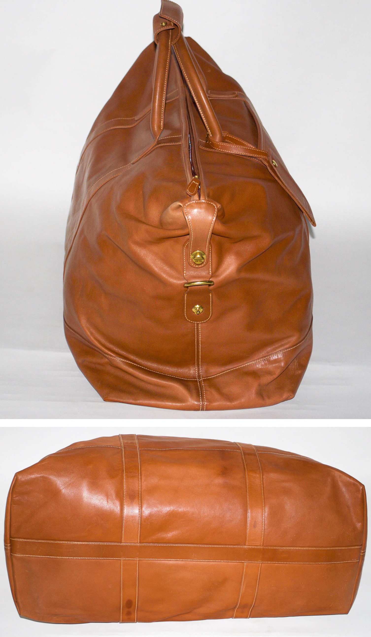 コーチ　Cabin Bag Large No 503 Vintage Coach Cabin/Duffle Large British Tan Bag. Style No