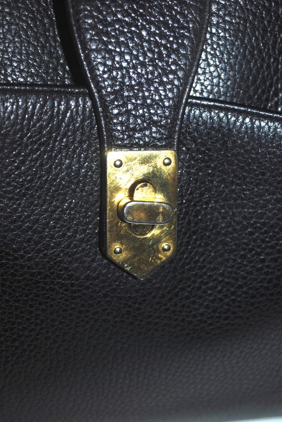 Vintage Finesse la Model Large Leather Handbag. - image 10