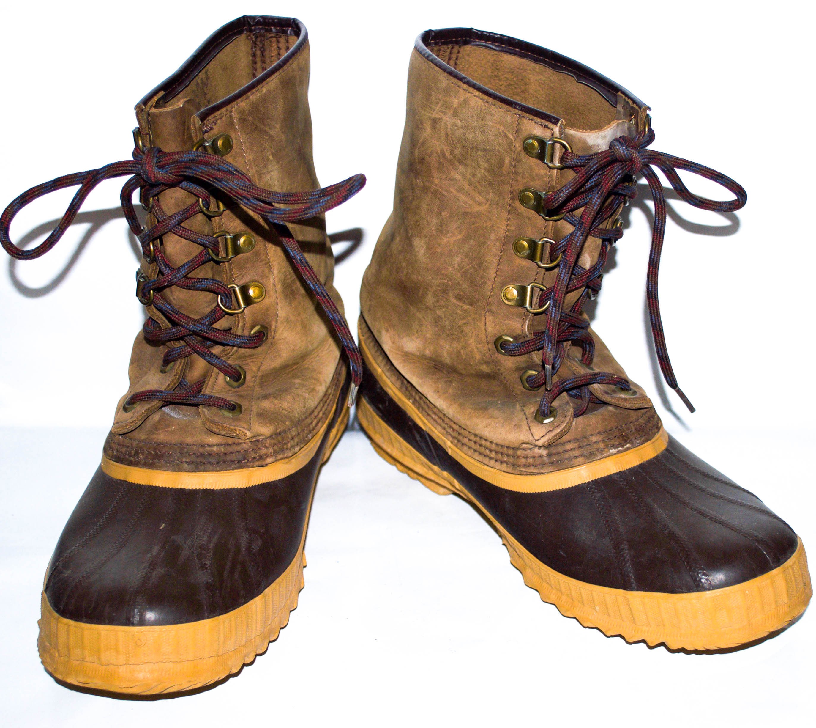 Handcrafted Sorel Made in Canada Natural Rubber Boots. Men Etsy