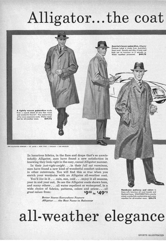 1950’s Alligator Weatherstyle All-Wool Tweed and Shetland Style Men’s Coat. Men’s Style Size 44 385283 1950’s Alligator Weatherstyle All-Wool Tweed and Shetland Style Men’s Coat. Men’s Style Size 44 385283