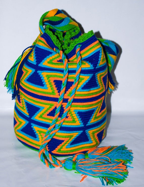 Wayuú Susu/Mochila Handmade Bucket Bag