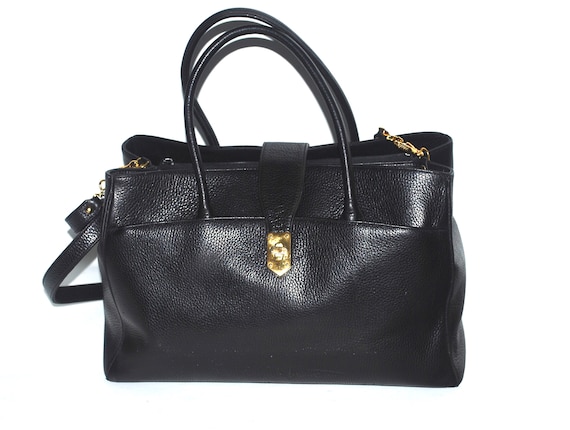 Vintage Finesse la Model Large Leather Handbag. - image 1