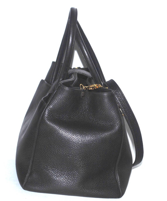 Vintage Finesse la Model Large Leather Handbag. - image 4