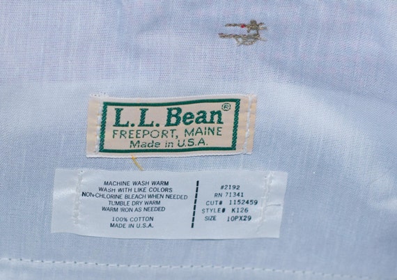 Vintage LL Bean Flannel Lined Khaki Pants. Small - image 4
