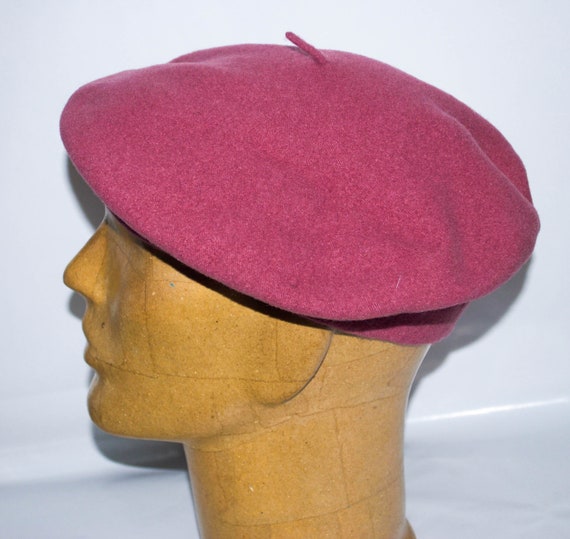 Parkhurst Classic Wool Basque Salmon Beret. Made