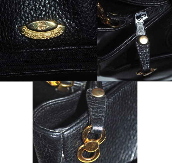 Vintage Finesse la Model Large Leather Handbag. - image 6