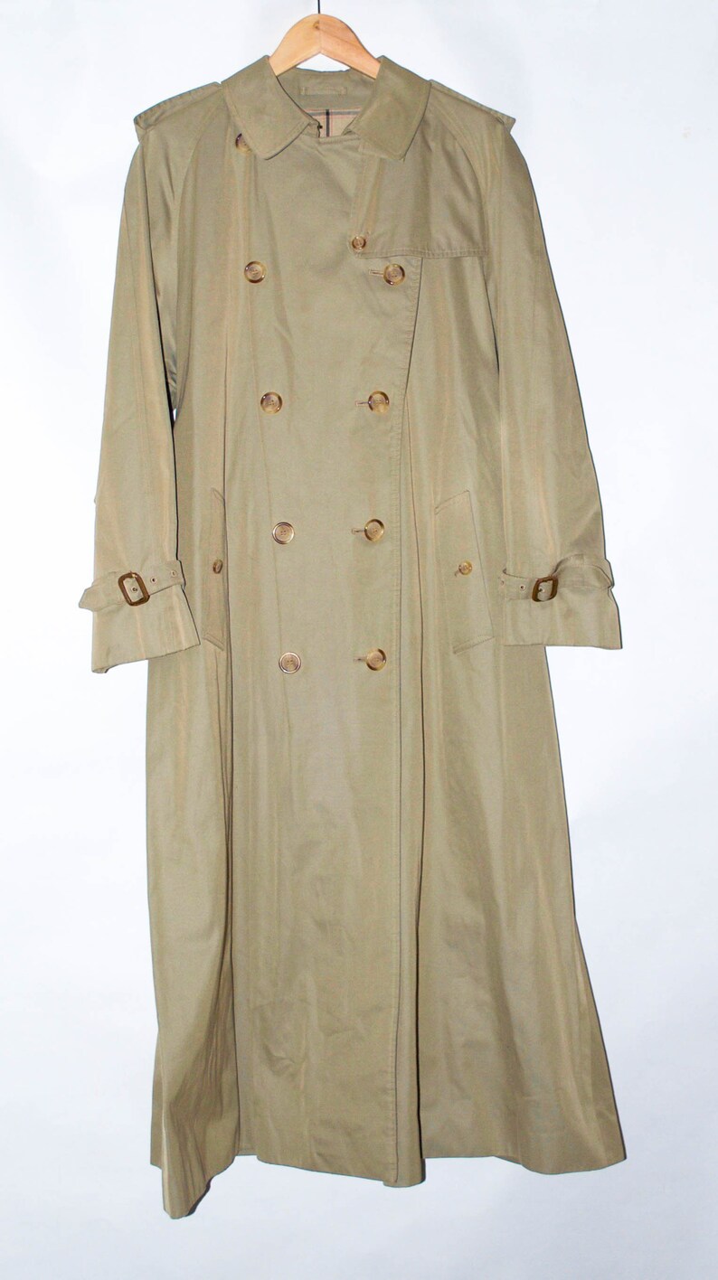 Grenfell Windsor London Trench Coat Cloth Beige. Women Size 40 Etsy
