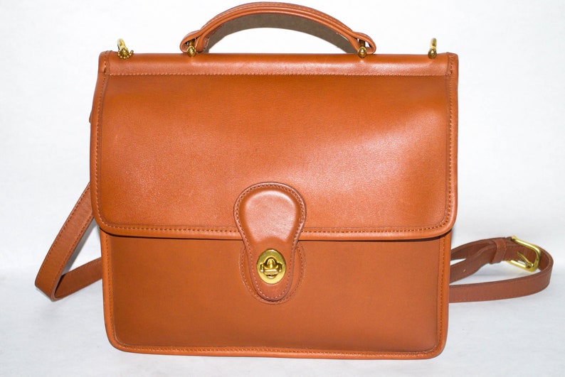 Coach Willis Bag Style 9927 In British Tan. Made in Costa Rica image 0