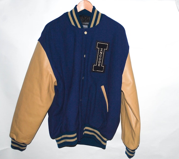 Stewart & Strauss Varsity Letterman Jackets Since 1977 - Solid Navy Blue