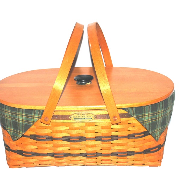 Longaberger Picnic Basket Etsy