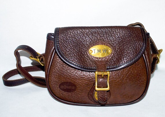 J.W. Hulme Legacy Handbag Medium W/ Monogrammed Engraved