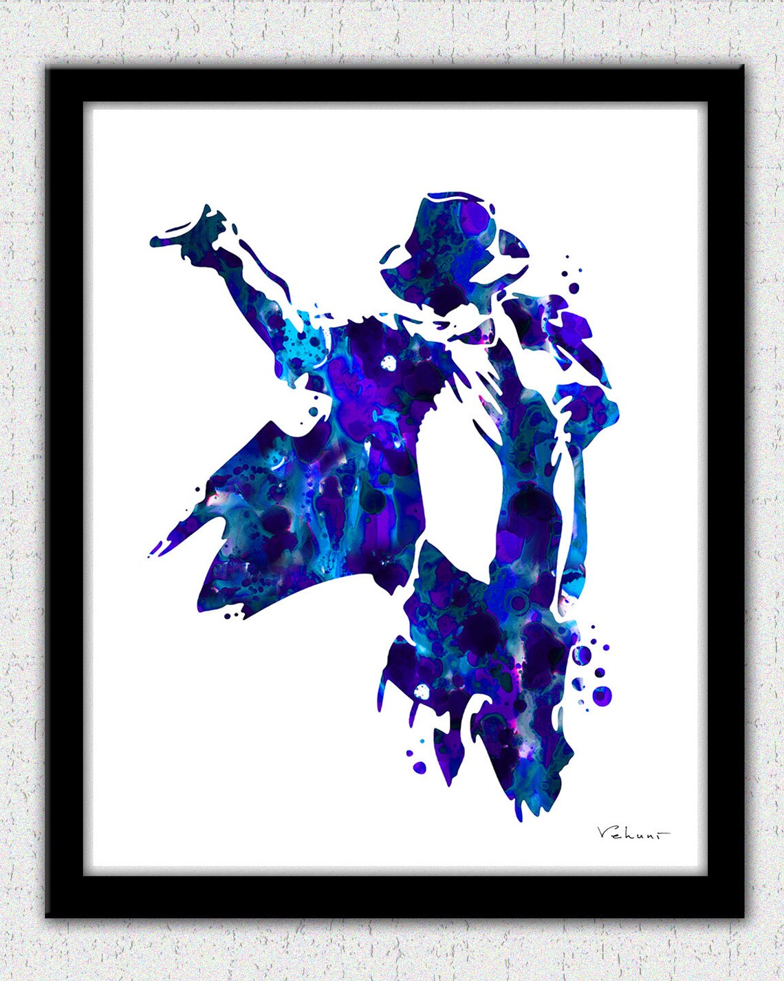 Michael Jackson Print, Michael Jackson Art Print, Michael Jackson