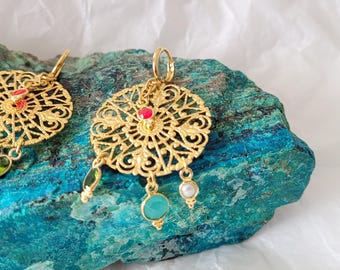 Dreamcatcher earrings