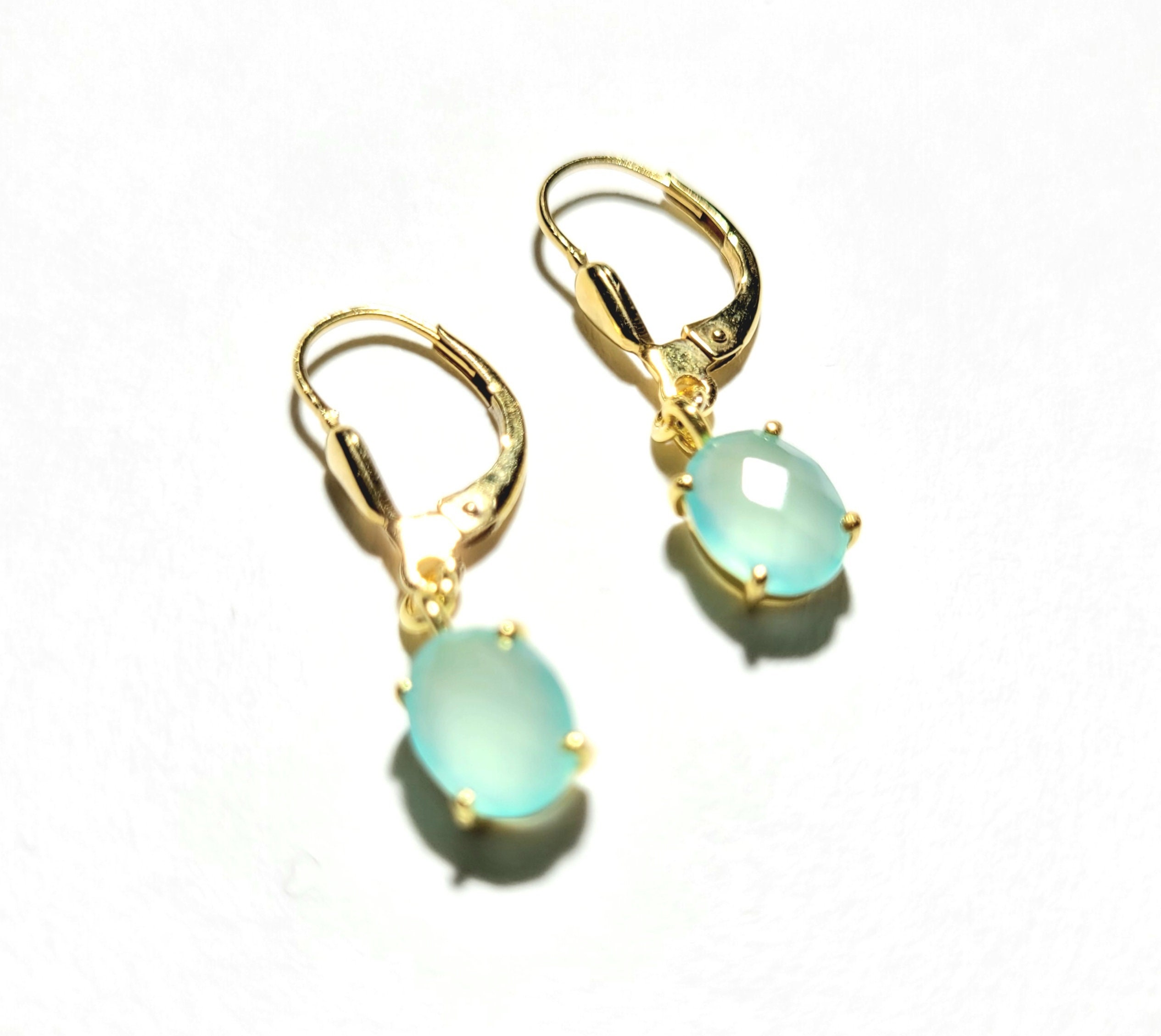 Boucles D'oreilles Dormeuses En Argent 925 Avec Grenat, Péridot, Citrine Et Perles - Neuves Avec étiquettes
