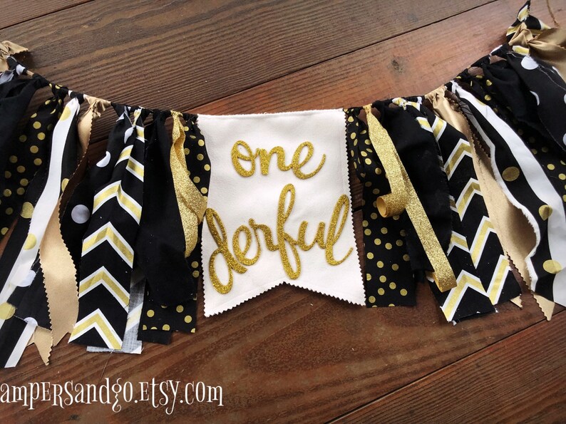 One-derful Banner First Birthday Highchair Banner Mr Onederful Dapper Little Man Fabric Bunting Rag Tie Garland Banner Photo Backdrop Prop