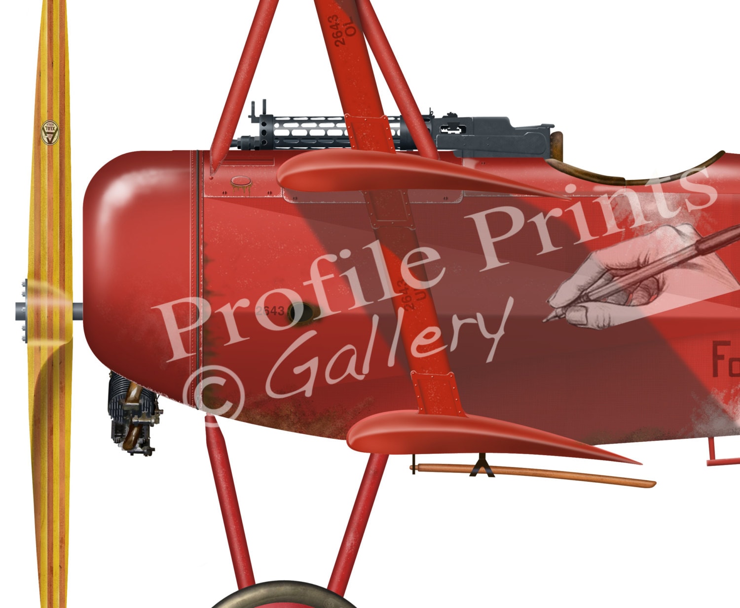 Eerste Wereldoorlog Gevechtsvliegtuigen Van De Rode Baron Manfred Von Richthofen Uitzoomen Op Het Triplane Fokker Ik Vecht Tegen 191238153