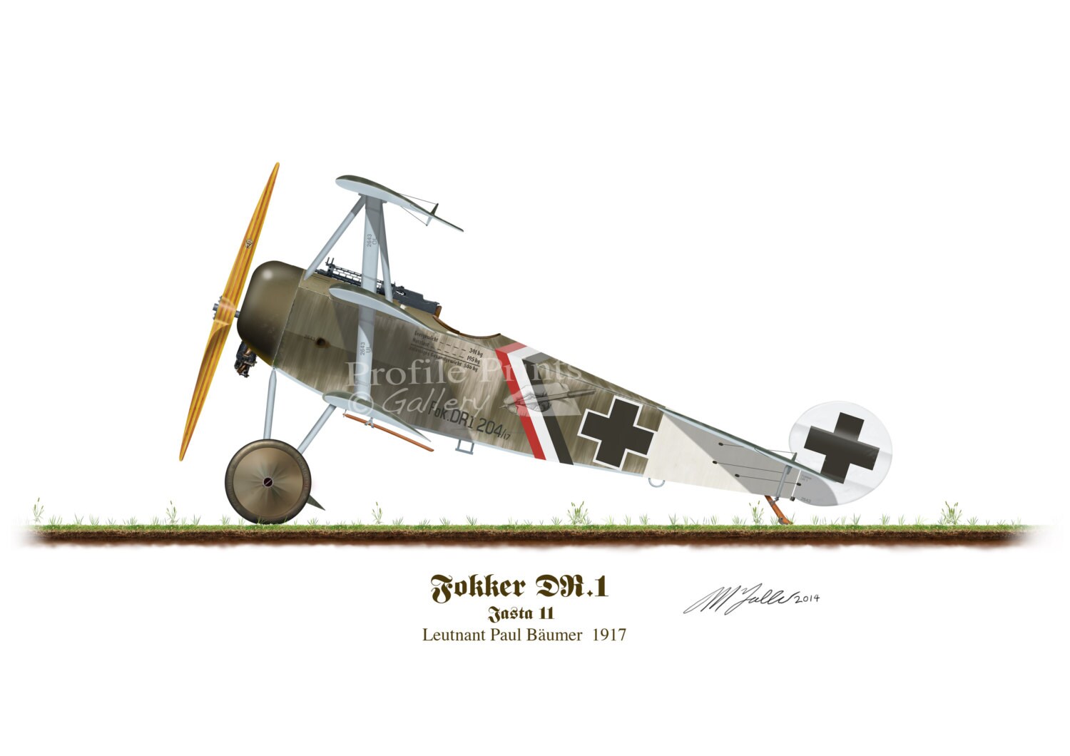 Fokker dr1 triplane - Etsy 日本