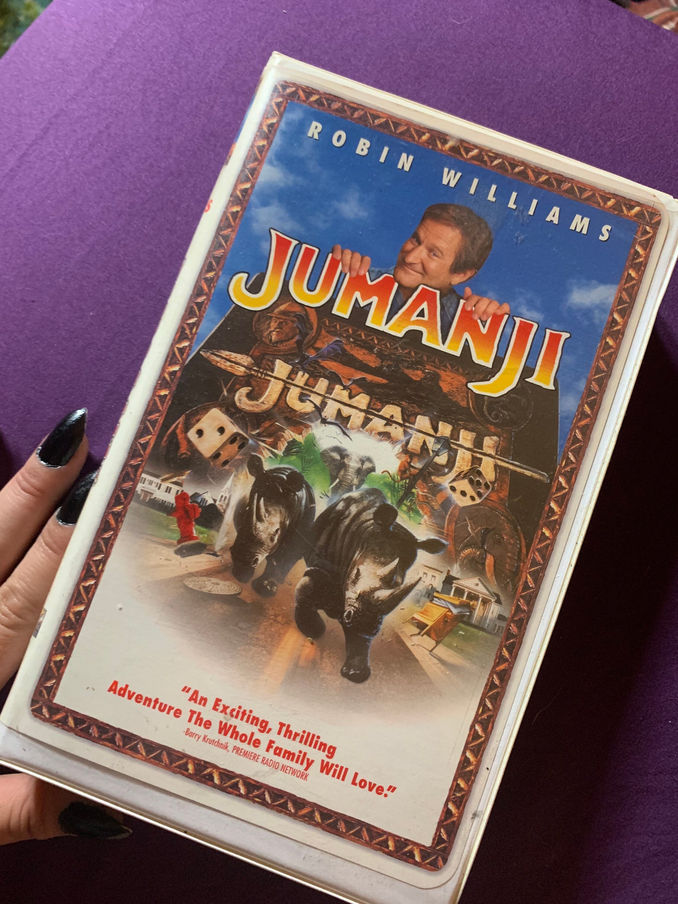 Jumanji VHS Etsy