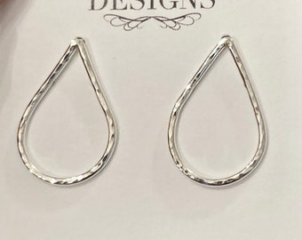 Silver Stud Earrings • Silver Earrings • Sterling Silver Earrings Studs • Silver Statement Earrings