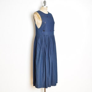 vintage 90er Jeanskleid Jeanskleid Babydoll Pullover midi grunge Sonnenkleid S M Bekleidung
