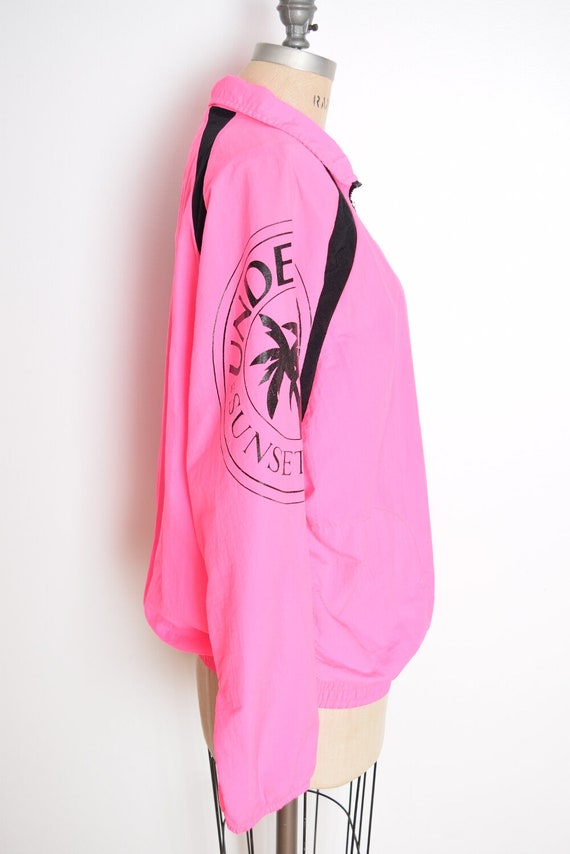 90s windbreaker, vintage 90s jacket, neon pink ja… - image 5