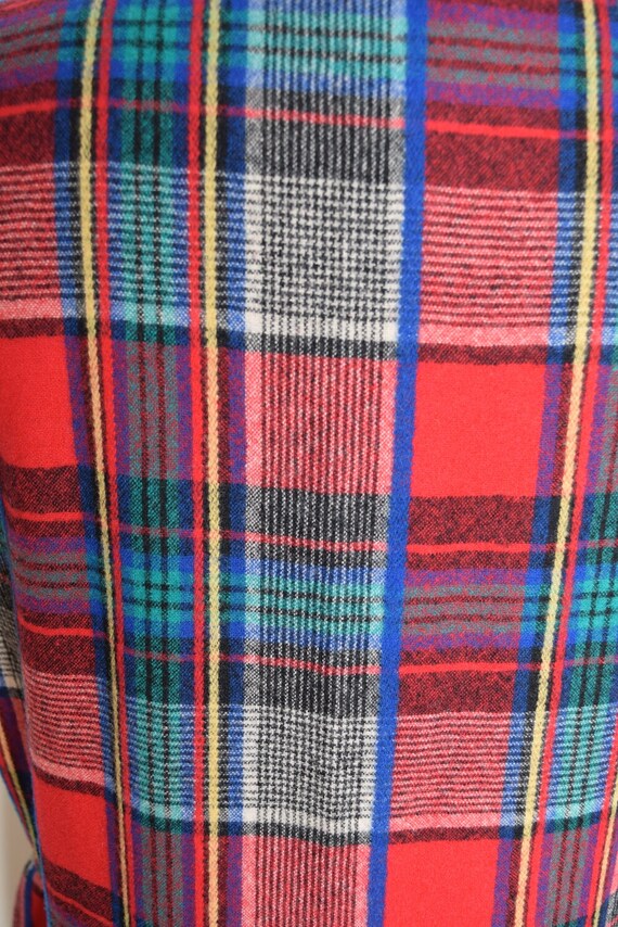 vintage 90s dress Pendleton wool tartan plaid bab… - image 7