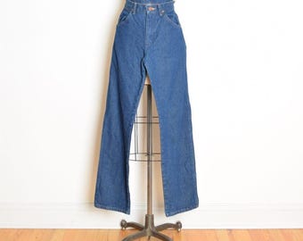 vintage 90s Y2K jeans WRANGLER denim high waist rise bootcut western S 27.5x30.5