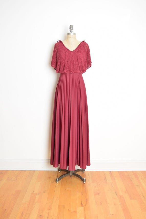 prom dress 70s Vintage dresses were a feminine fusion of bohemian & chic bright blue size Vintage | Dresses | Vintage