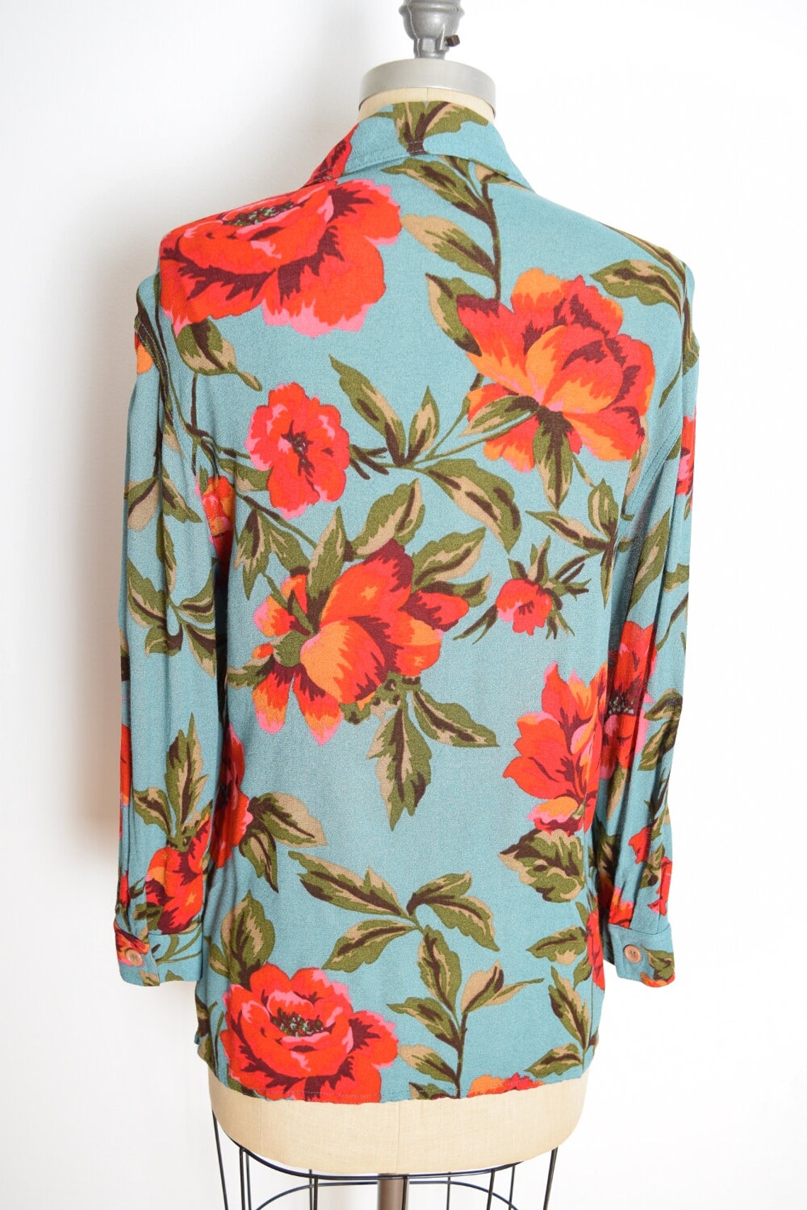 In Wear Reagan Blouse, Red Poppies