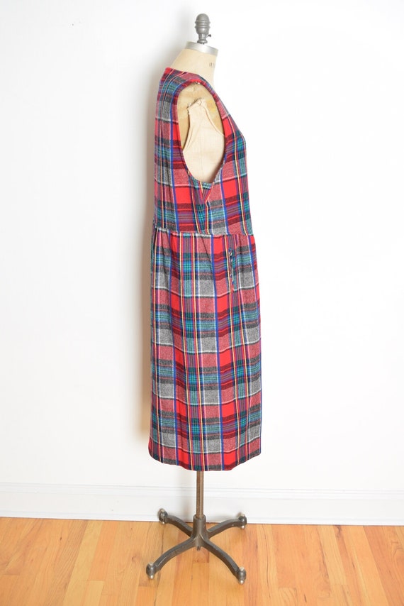 vintage 90s dress Pendleton wool tartan plaid bab… - image 5
