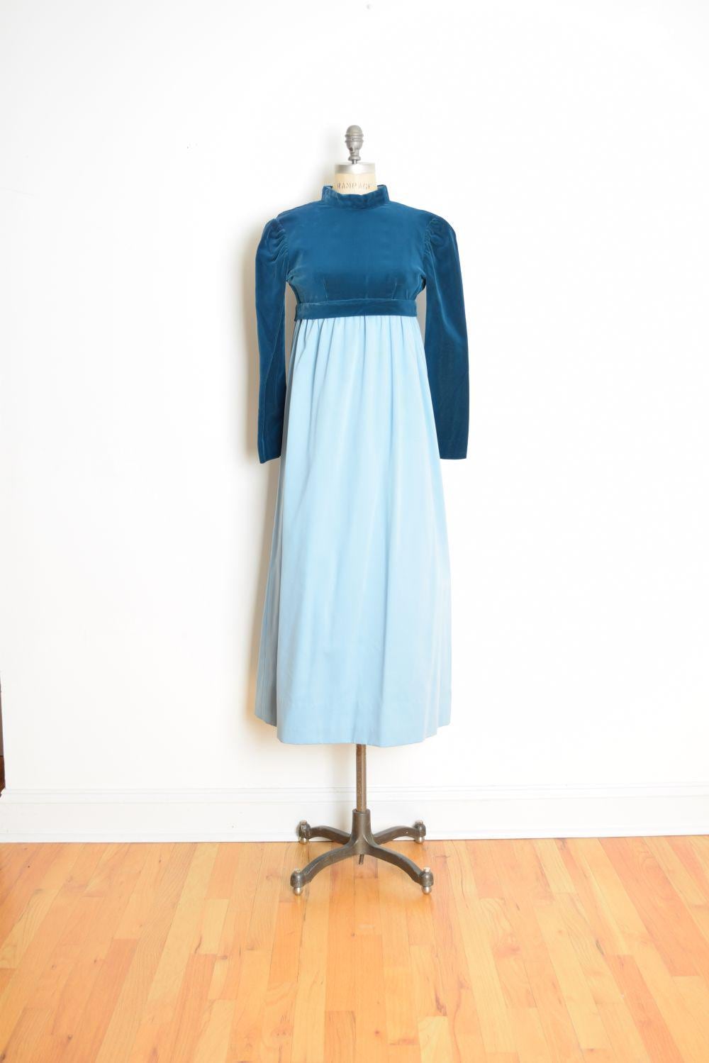 Blue Velvet Babydoll - Etsy