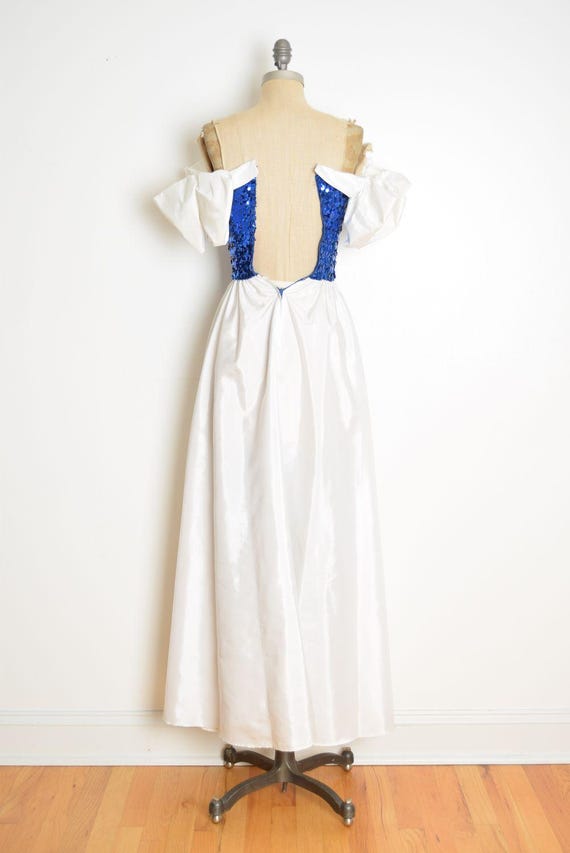 off white blue sequin dress Supernova Sequin Mini Dress Ice Blue