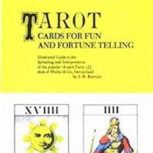 hardback_ 1jj Swiss Book "Tarot Cards For Fun And Fortune Telling" 1980 in ottime condizioni vintage.