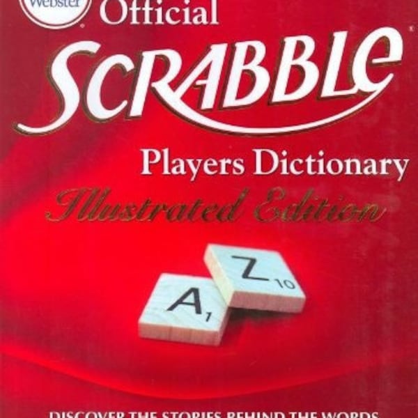 MINT CONDITION The Merriam-Webster Official Scrabble Players Dictionary, Illustrated Edition Hardcover