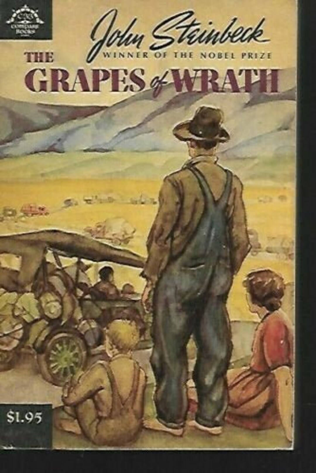 The Grapes of Wrath by John Steinbeck 1962 PB - Viking Press Compass ...