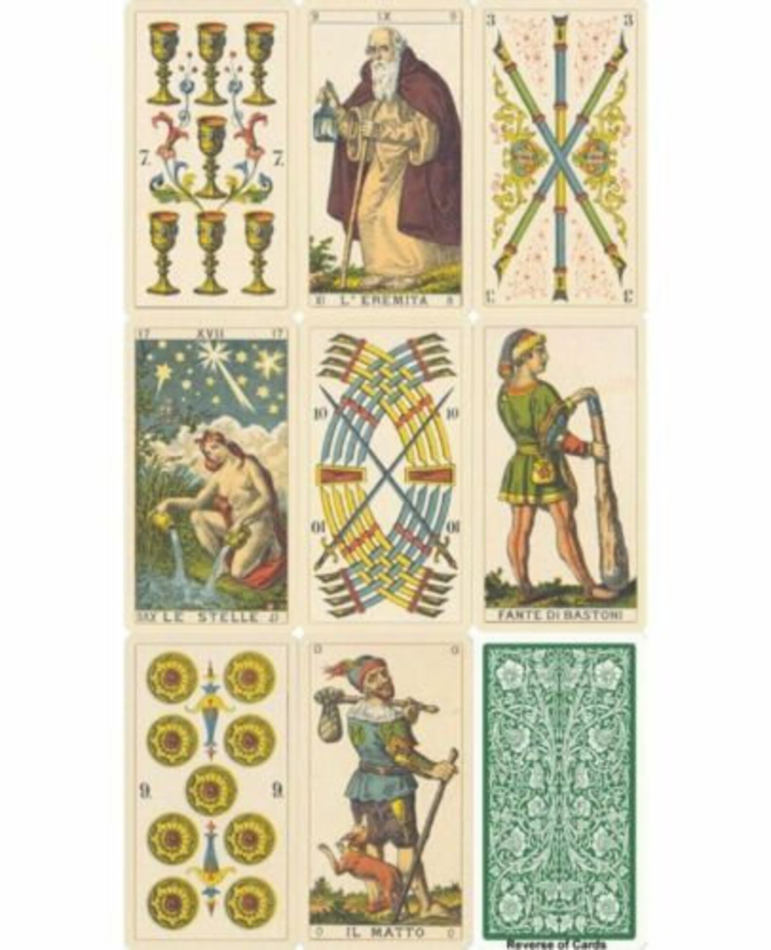Ancient Italian Tarot. Made in Italy/lo Scarabeo. Tarot Deck Etsy