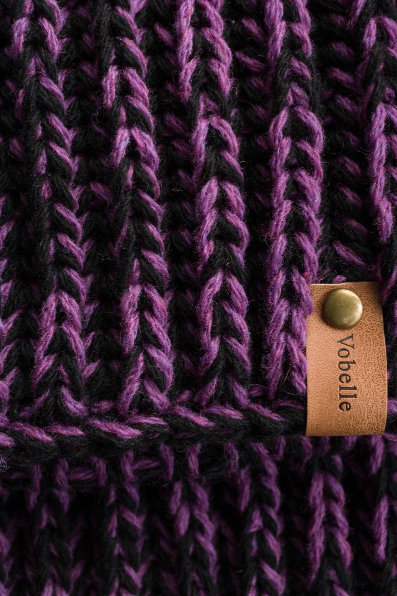 100% Merino Wool Chunky Rib Knit Scarf - Etsy
