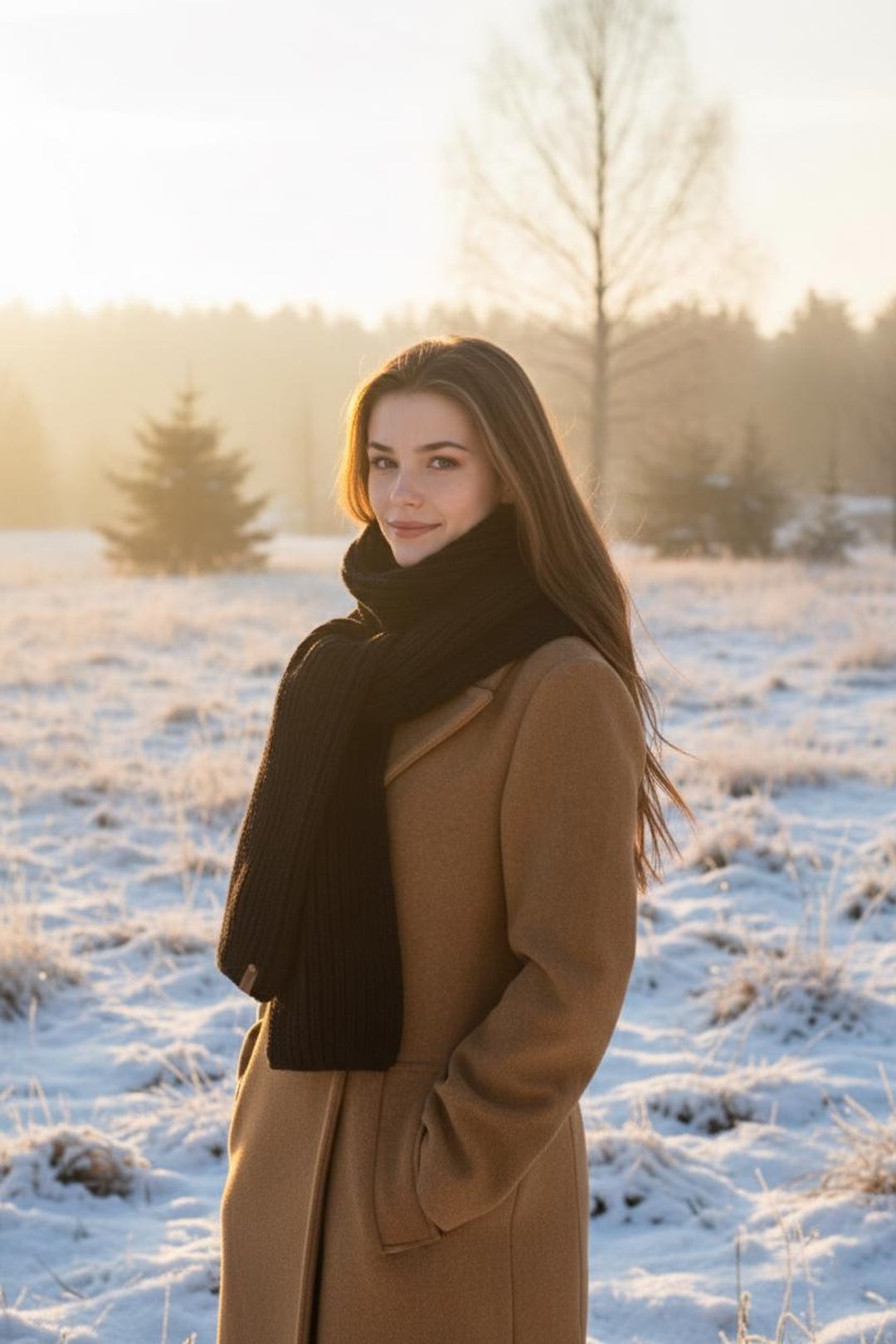 100% Merino Wool Extra Long Chunky Knit Scarf, Handmade in USA - Etsy