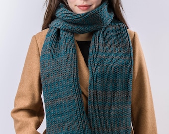 Chunky Knit Merino Wool Scarf