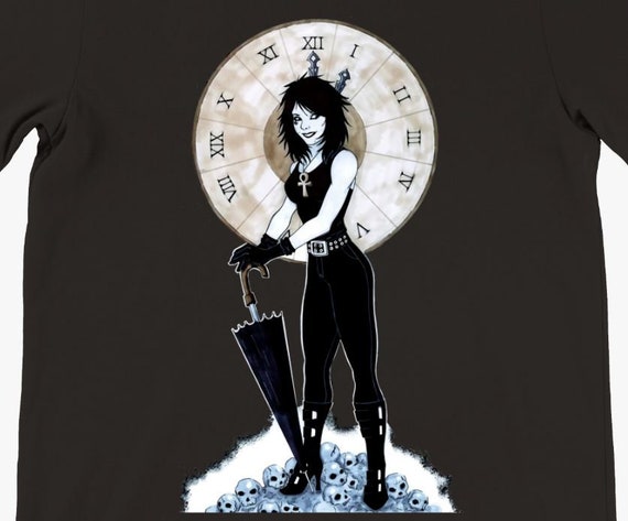 The Sandman Tshirt Death Skulls Shirt New Goth Gothic T The Sandman Tshirt Death Skulls Shirt New Goth Gothic T