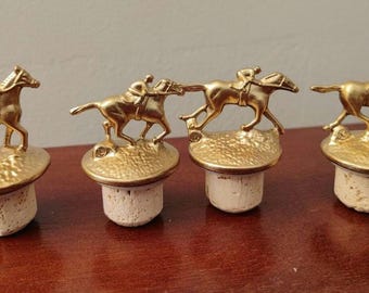 Juego completo de tapones de corcho para whisky Blanton's Gold KY Bourbon Trail