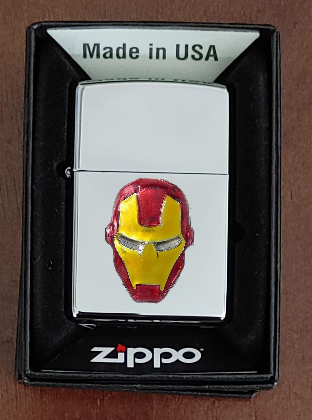 Custom Marvel & DC Comics Zippo Lighters - Iron Man, Spider-man