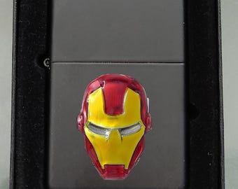 Custom Marvel & DC Comics Zippo Lighters - Iron Man, Spider-man