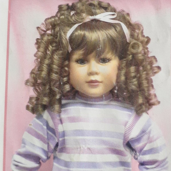 Peluca de muñeca, piezas de muñeca de porcelana, peluca Monique Charmaine 10-11, 3 tamaños disponibles rts